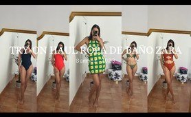 try-on haul zara beachwear || bañadores, biquinis y ropa de playa nueva temporada zara verano 2023