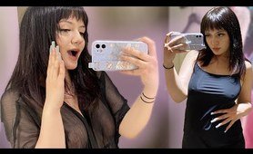 [4K] See-Through/Transparent underwear | Try-On Haul | At The Mall