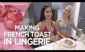 Making French Toast In Lingerie: Wicked Weasel underwear Try On Haul