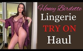 Honey Birdette lingerie Try On Haul (Lacey & sheer)