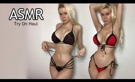 ASMR two piece bathing suit Try On Haul ♥
