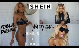 Shein two piece Try On Haul 2020 | shein high cut bikini, shein clear strap bikini, shein two piece bathing suit haul