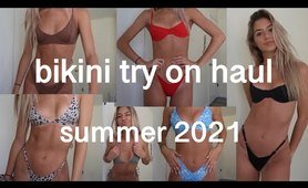 SUMMER two piece bathing suit TRY ON HAUL!!! all of my favs | 2021