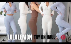 $1000 LULULEMON TRY ON HAUL | SPRING and SUMMER LULULEMON HAUL | lululemon align leggings / pants