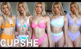 CUPSHE two piece bathing suit TRY ON HAUL | AD