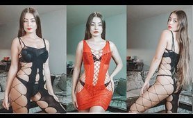 BODYSTOCKING lingerie TRY ON HAUL + review