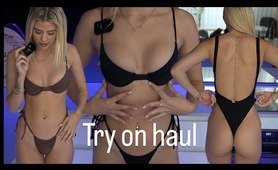 two piece try on haul (ASMR)