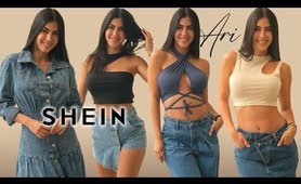 SHEIN Blue Jean Outfits Try On Haul