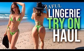 Zaful - NEW two piece bathing suit Try On Haul ( 2023 )