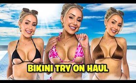 two piece bathing suit Try on Haul *SEXY* || Bonnie Brown