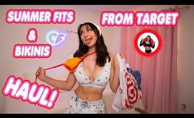 two piece bathing suit TRY ON HAUL || Target !  Plus some pretty summer outfit sets!