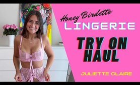 attractive Honey Birdette undies Try On Haul