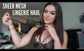 SHEER MESH lingerie HAUL!
