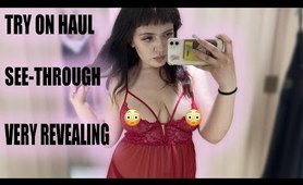 VERY REVEALING | See-Through/Transparent panties Try On Haul