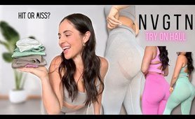 NVGTN MAY LAUNCH Try On Haul | fitness Try On Haul in Depth Launch clothing haul
