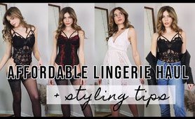 AFFORDABLE underwear TRY ON HAUL + Styling Tips