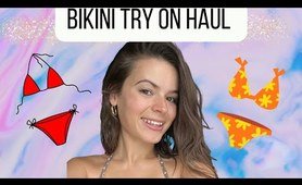 Zoe All Over two piece bathing suit Try On Haul